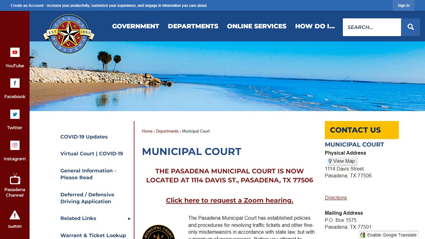 Municipal Court | Pasadena, TX